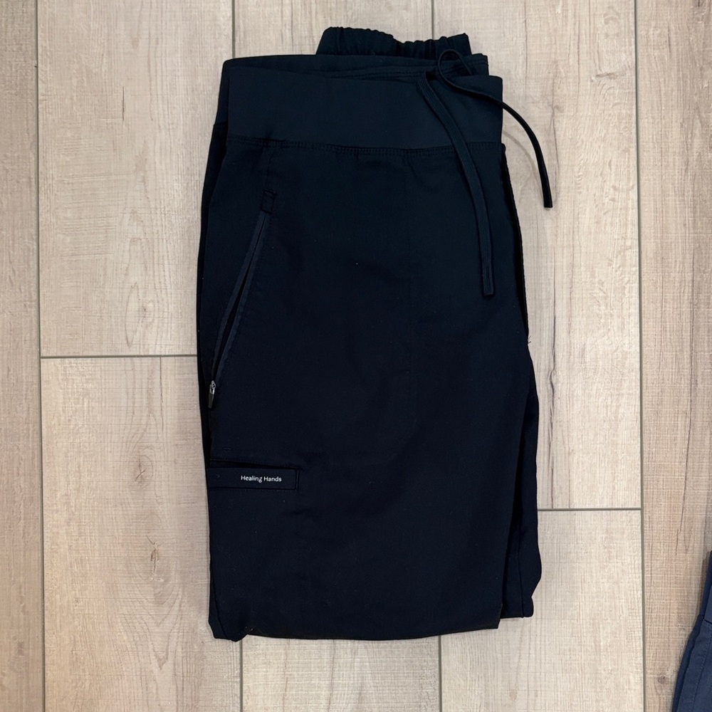 Healing Hands Black Men's Pants